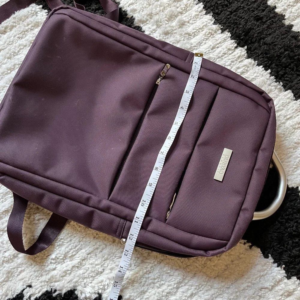 Water-resistant Purple Computer Backpack - Picture 8 of 8